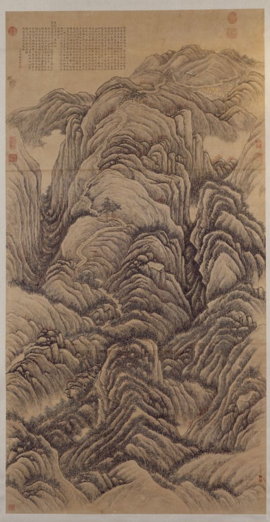 图片[1]-Zhang Ruocheng Xing’an Ridge Map Axis-China Archive